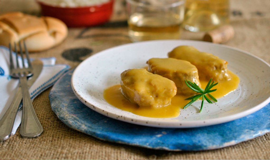 Solomillo de cerdo con naranja